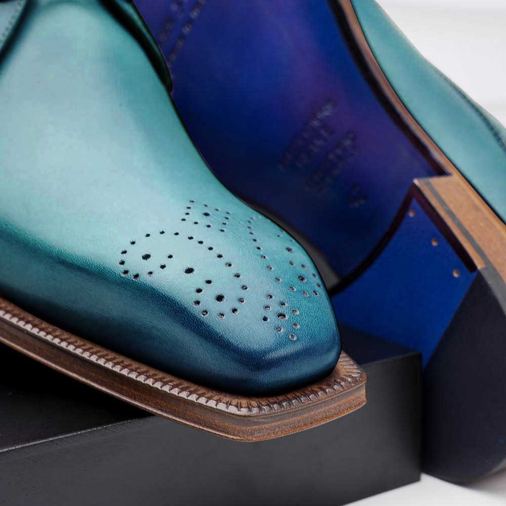 Emilio Franco Fausto Shoes Teal