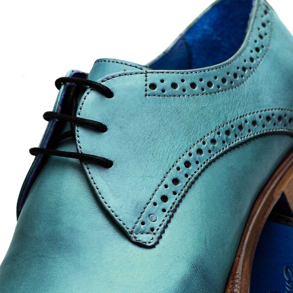 Emilio Franco Fausto Shoes Teal