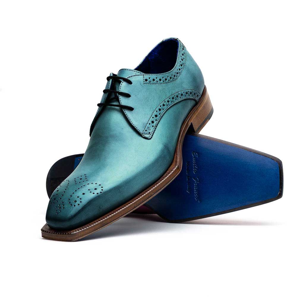 Emilio Franco Fausto Shoes Teal