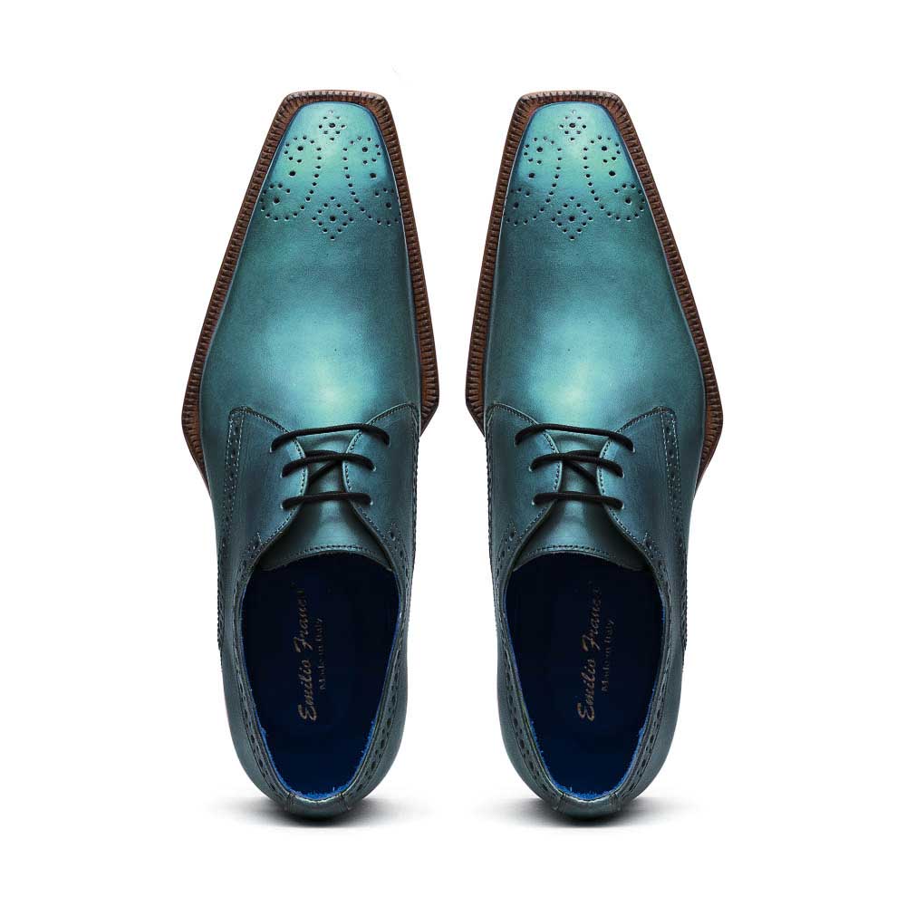 Emilio Franco Fausto Shoes Teal