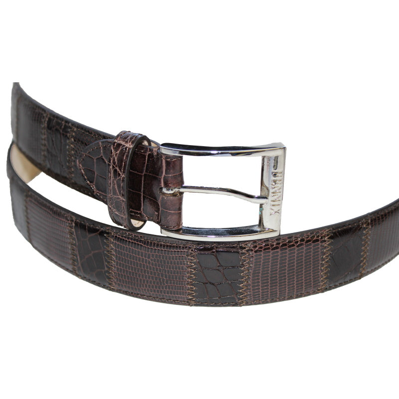 Fennix 304 Alligator & Lizard Belt Brown
