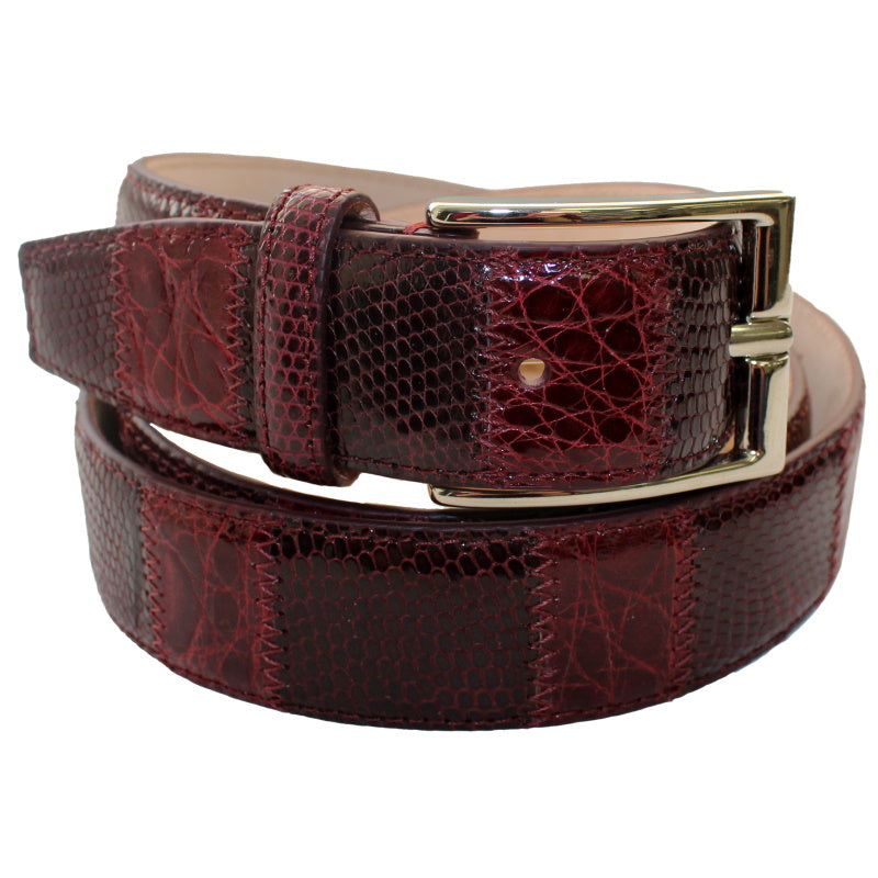 Fennix 304 Alligator & Lizard Belt Wine