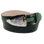 Fennix 306 Calfskin & Alligator Belt Green