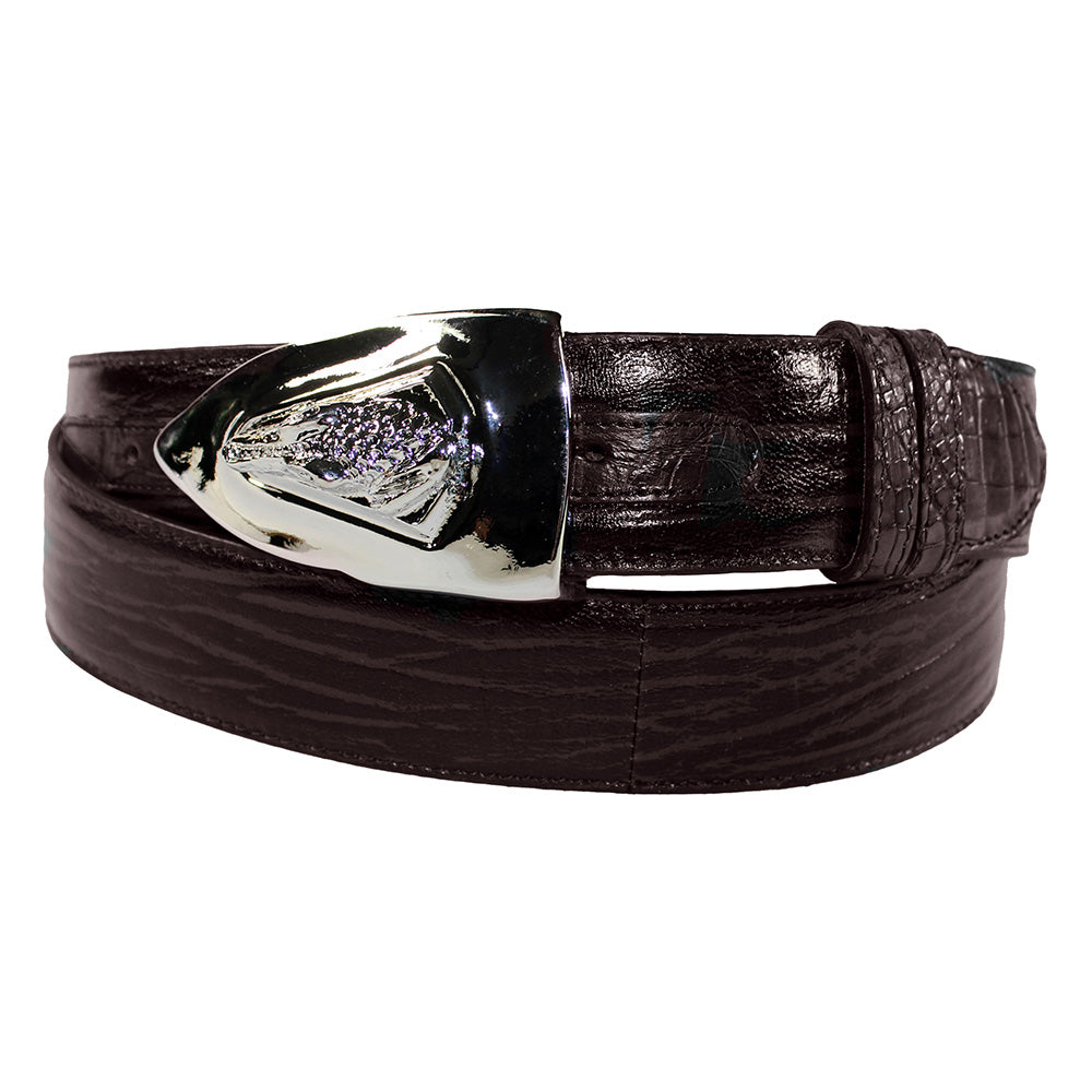 Fennix 306 Rugged Deer & Alligator Belt Chocolate