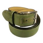 Fennix 307 Calfskin & Alligator Belt Olive