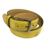 Fennix 307 Calfskin & Alligator Belt Yellow