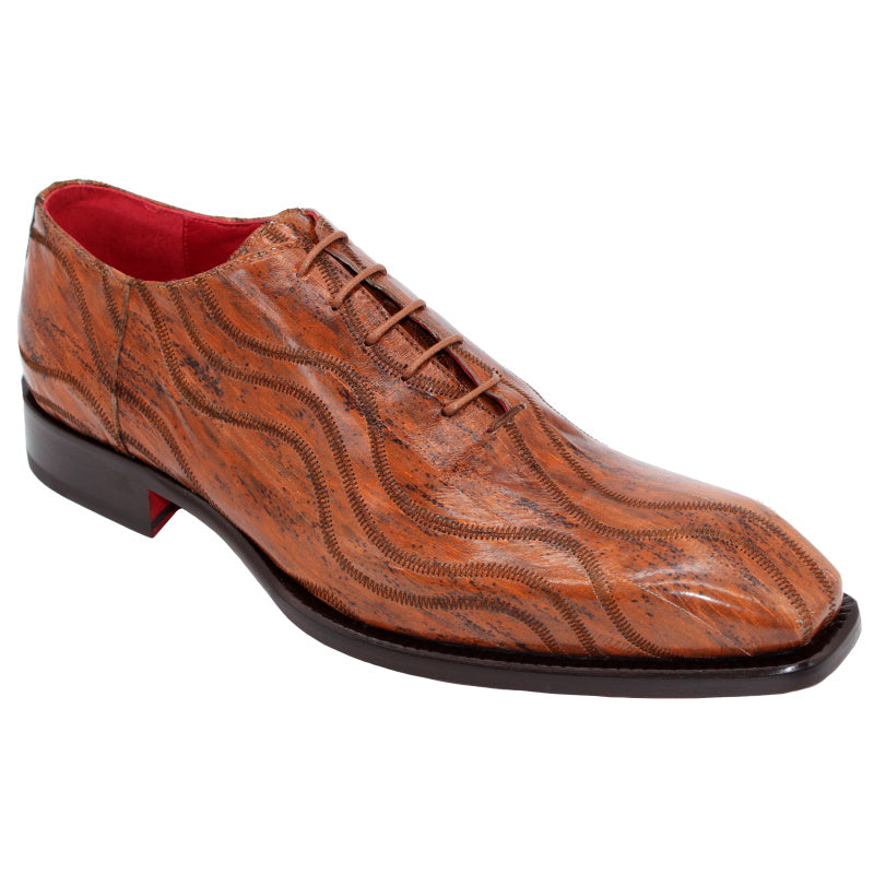 Fennix Albert Genuine Eel Oxfords Cognac