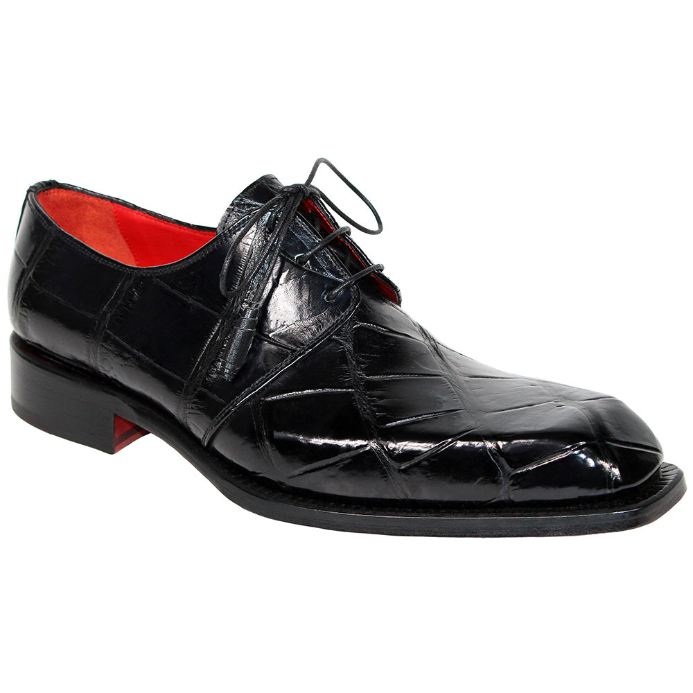 Fennix Alexander Genuine Alligator Shoes Black