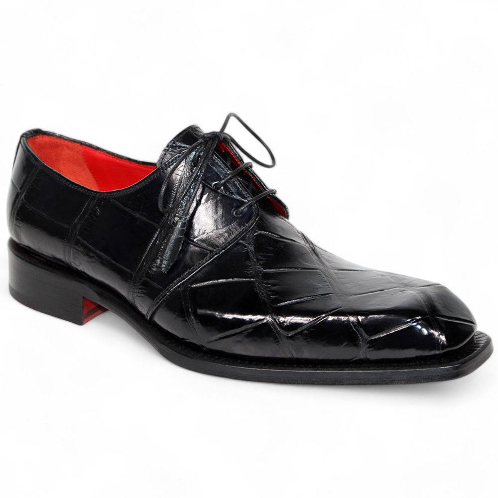 Fennix Alexander Genuine Alligator Shoes Black