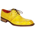 Fennix Alexander Genuine Alligator Shoes Yellow