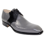 Fennix Arthur Calfskin & Alligator Gray / Black