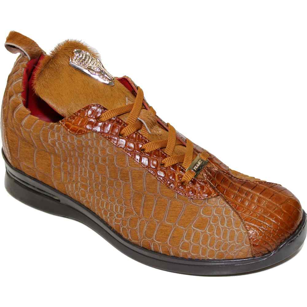 Fennix Bentley Genuine Pony/ Alligator Sneakers Cognac