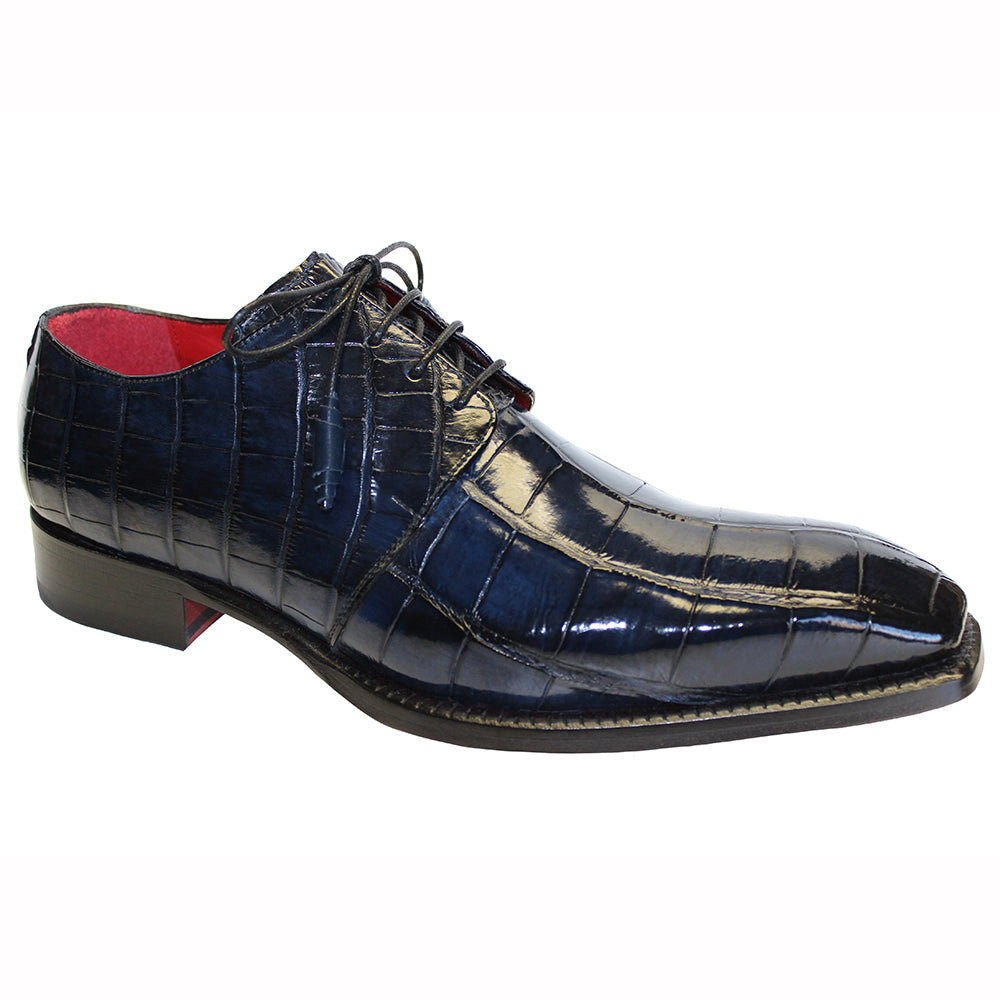 Fennix Blake Alligator Shoes Navy