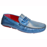 Fennix Caleb Leather & Alligator Loafers Jeans