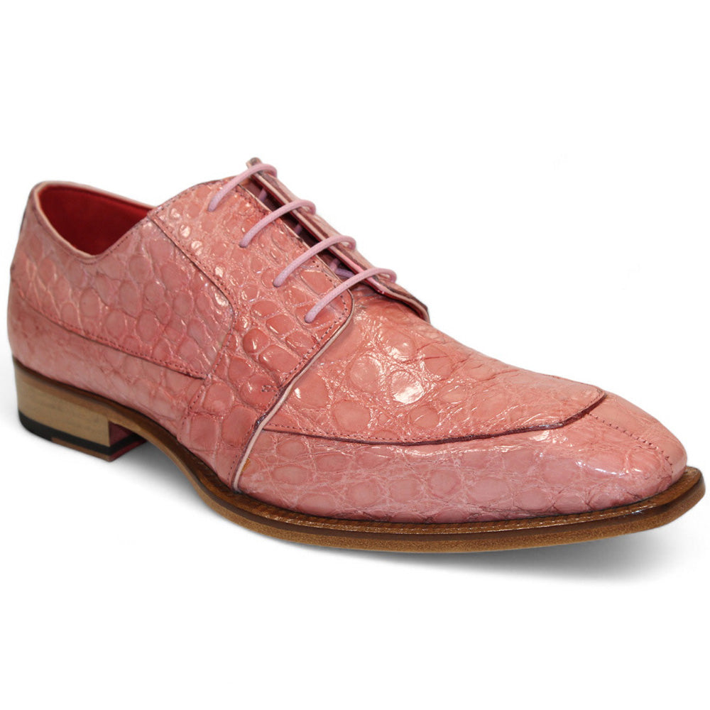 Fennix Charles Genuine Alligator Shoes Antique Pink