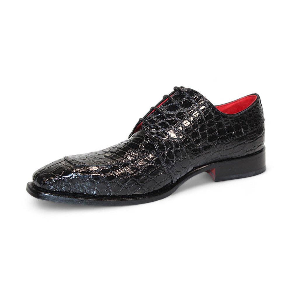 Fennix Charles Genuine Alligator Shoes Black