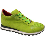 Fennix Chase Suede / Ostrich Sneakers Lime