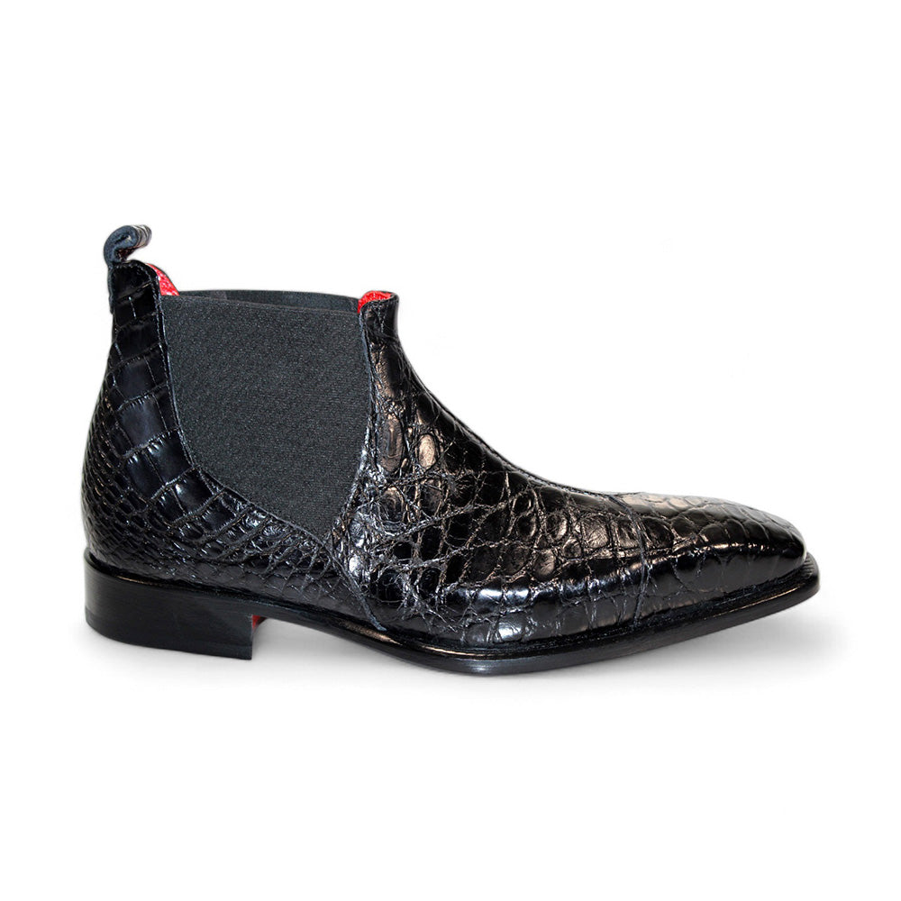 Fennix Cole Genuine Alligator Shoes Black