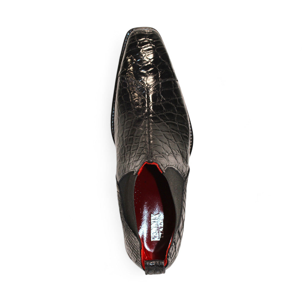 Fennix Cole Genuine Alligator Shoes Black