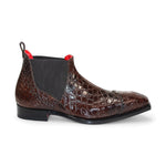 Fennix Cole Genuine Alligator Shoes Brown