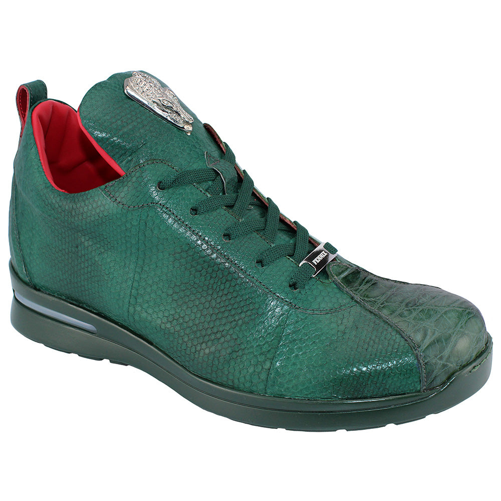 Fennix Cooper Alligator / Eel Sneakers Green
