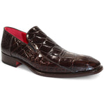Fennix Dustin Genuine Alligator Shoes Chocolate