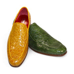 Fennix Easton Genuine Alligator Shoes Green