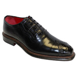 Fennix Ethan Calfskin & Alligator Oxfords Black