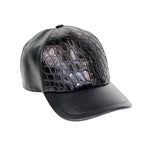 Fennix FH01 Nappa / Genuine Alligator Hat Black