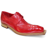 Fennix Finley Genuine Alligator/ Leather Shoes Red