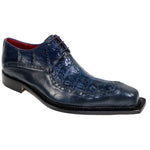 Fennix Finley Hornback & Calf Shoes Navy