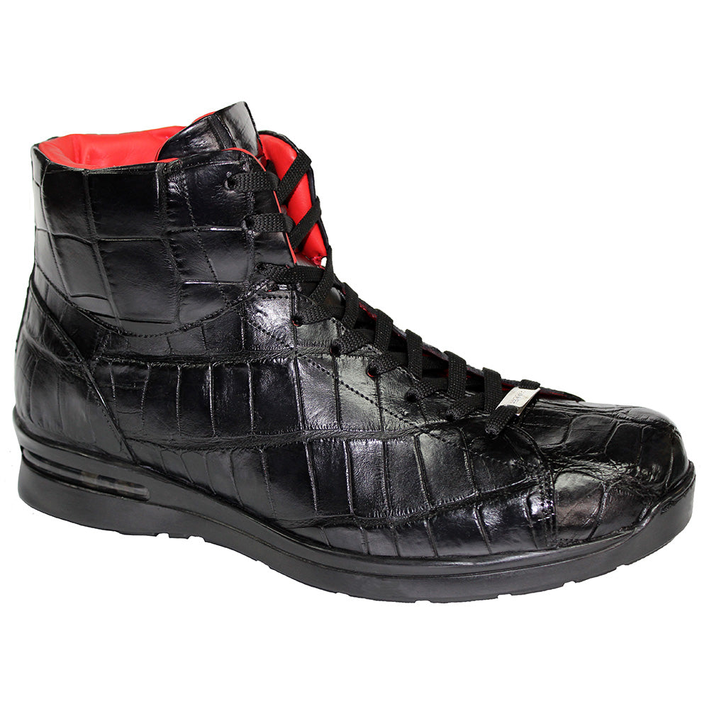 Fennix Francis Alligator Sneakers Black