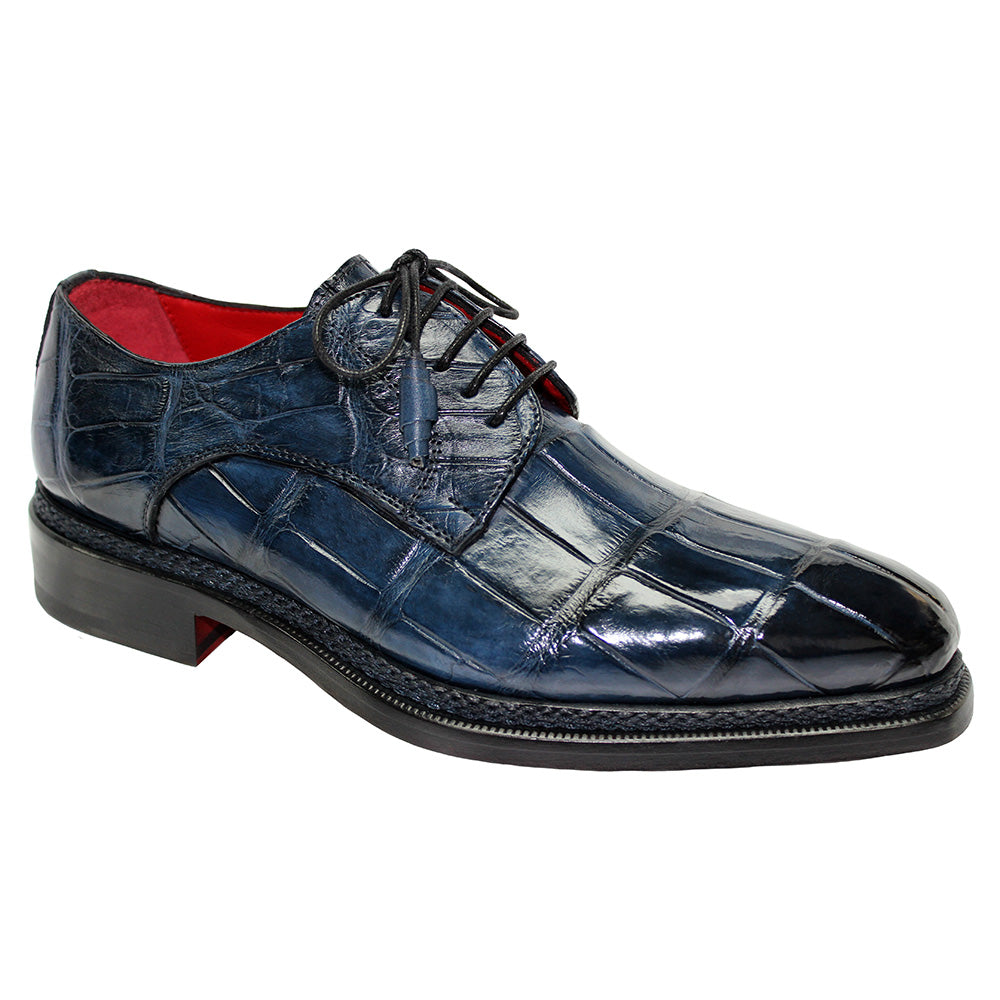 Fennix Gabriel Alligator Shoes Navy