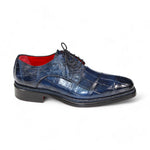 Fennix Gabriel Genuine Alligator Shoes Navy