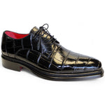 Fennix Gabriele Genuine Alligator Shoes Black