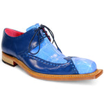 Fennix Harry Genuine Alligator/Leather Shoes Light Blue/Navy