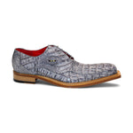 Fennix Hugo Genuine Crocodile Shoes Grey