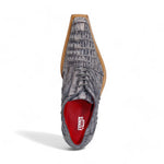 Fennix Hugo Genuine Crocodile Shoes Grey