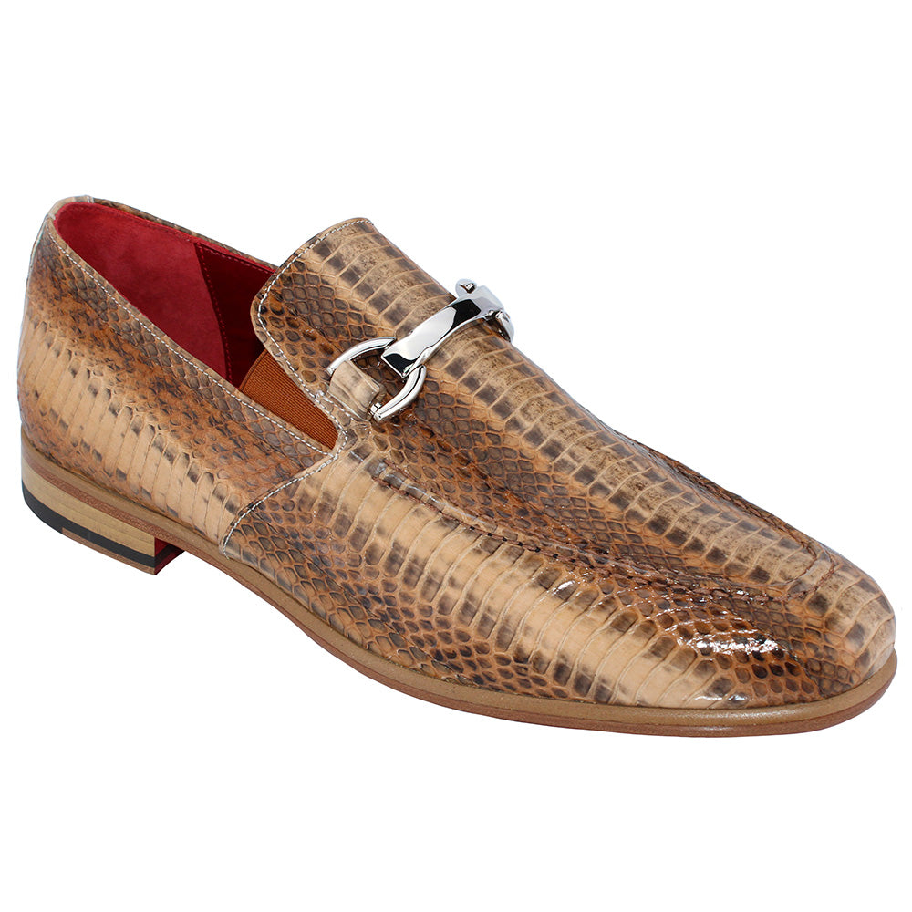 Fennix Ian Eel Shoes Cognac Multi