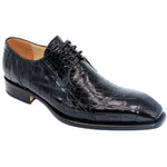 Fennix Logan Alligator Derby Shoes Black