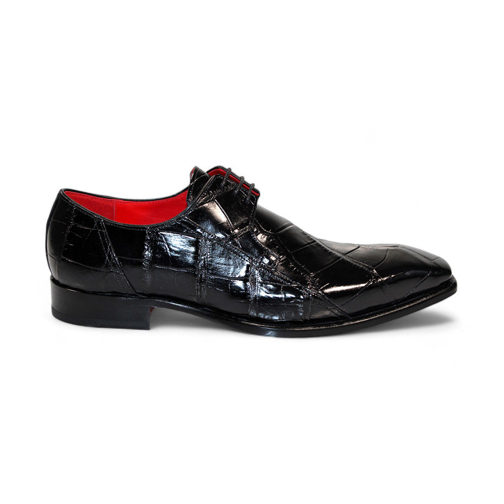 Fennix Logan Alligator Shoes Black