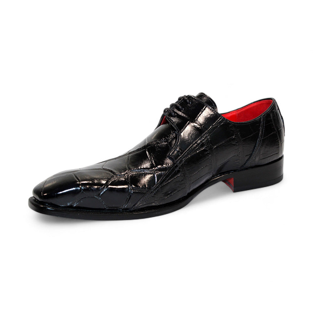 Fennix Logan Alligator Shoes Black