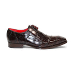 Fennix Logan Alligator Shoes Chocolate