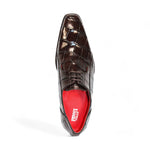 Fennix Logan Alligator Shoes Chocolate