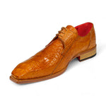 Fennix Logan Genuine Alligator Shoes Cognac
