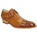 Fennix Max Hornback & Calfskin Shoes Cognac