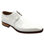 Fennix Oliver Alligator Shoes White