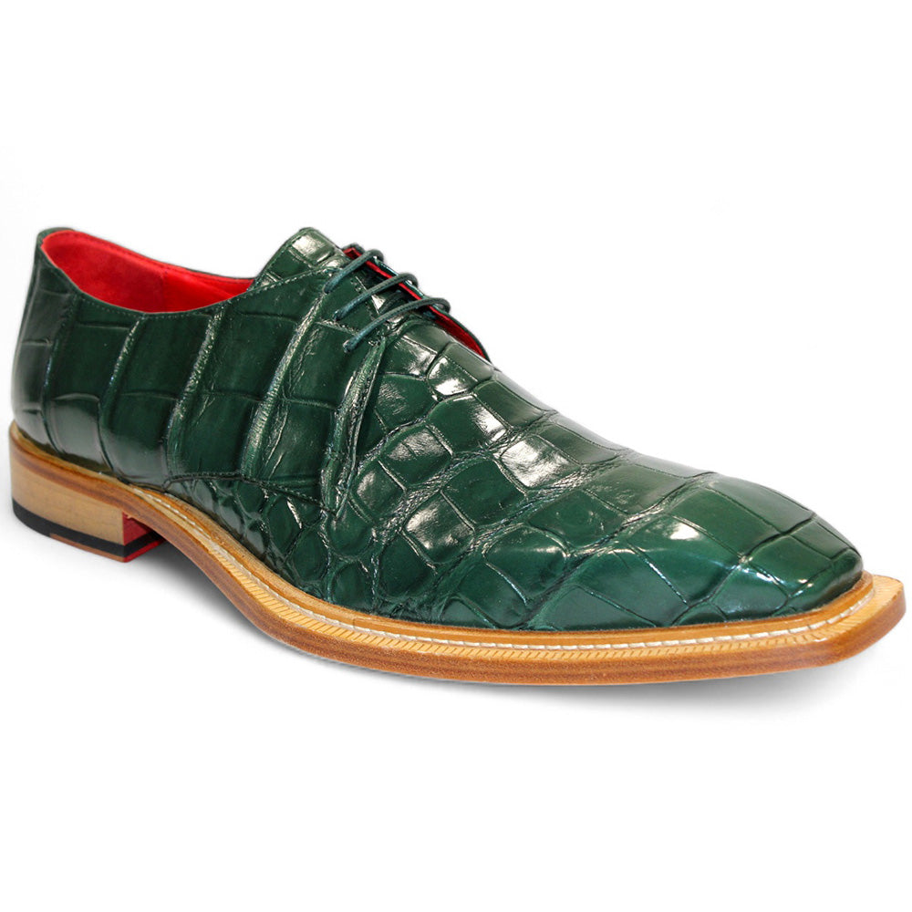 Fennix Rowan Genuine Alligator Shoes Green