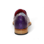 Fennix Rowan Genuine Alligator Shoes Purple