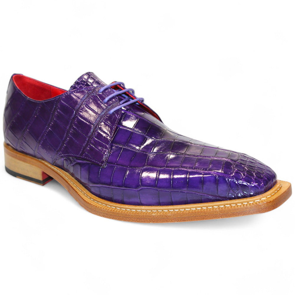 Fennix Rowan Genuine Alligator Shoes Purple
